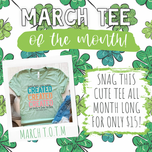 March Tee of the Month